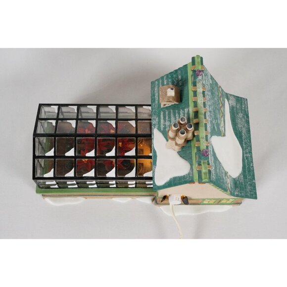 Department 56 Mrs. Claus' Greenhouse #56395 North Pole Lighted Building w/ Box - Picture 6 of 12